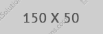 Gray placeholder image displaying dimensions "150x50" in black text on a light gray background.
