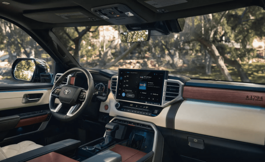 A dashboard of the 2 0 2 1 ford bronco