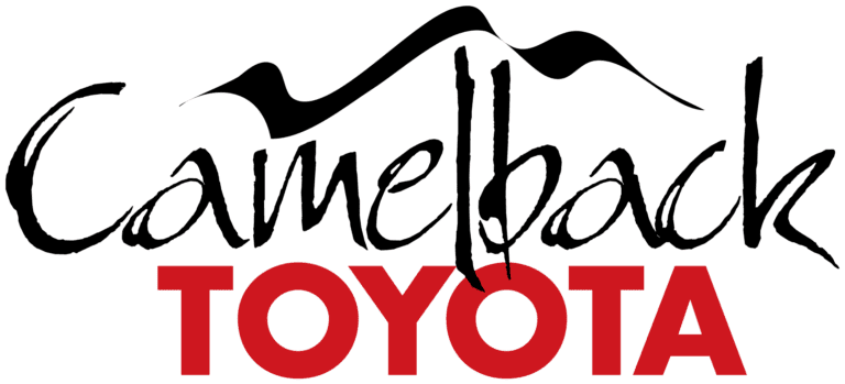 A picture of the logo for camelback toyota.